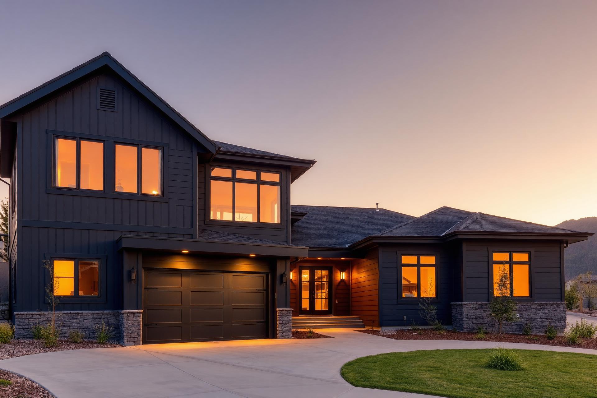 Modern Denver home with energy-efficient exterior remodel